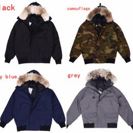 Parkas pour hommes hiver doudoune véritable loup fourrure manteau doudoune à capuche Budge taille parka coupe-vent chaud hommes fermeture éclair épais vestes manteaux homme woolrich