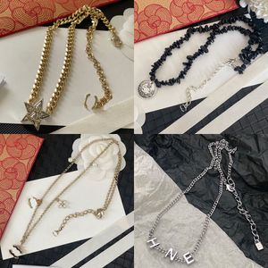 Heren hanger ontwerper ketting sieraden luxe kettingen mode voor mannen dames trendy persoonlijkheid sleutelbeen ketting kristal parel huwelijkscadeau