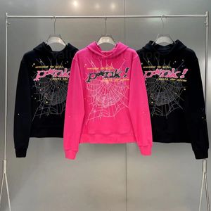 Sweat-shirt à sweats à capuche rose pour hommes Youngthug SP5der 555555 Femmes en vrac Hip Hop Tracksuit de haute qualité