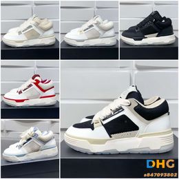 Plataforma para hombre Diseñador de los años 90 Suela de goma Toalla Tela Cuero Parte superior Estrella de cinco puntos Perforado MA2 Zapatos casuales Zapatillas deportivas 35-46