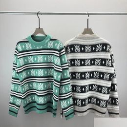 Sweats à capuche pour hommes de grande taille Sweatshirts Jacquard Lettre Pull tricoté en automne / hiver Acquard Tricot Hine E Custom Jnlarged Détail C Ot5Zc