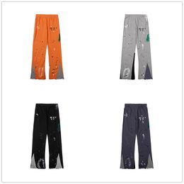 Pantalones de talla grande para hombre, pantalones de chándal acolchados de alta calidad para clima frío, pantalones de chándal de invierno para hombre, cantidad informal, impermeable, Cotto