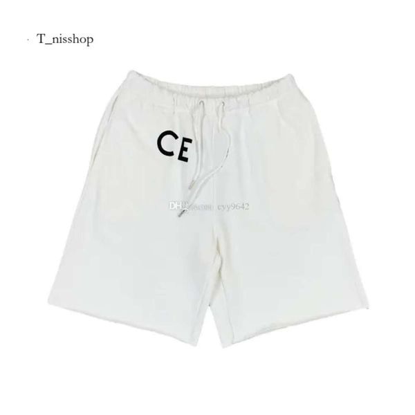 Mentes Plus Shorts de style Summer Wear Beach High Street Pure Coton Oversize Elasticity Pant décontracté noir blanc 381