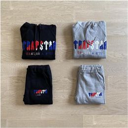 Sweaters de tamaño grande para hombre Trazes de pista 5A Trapsswear Sportswear Trapstar Trajes de bordado Men Sports Sports Jogging Casual Sweats para Wome Ot5py