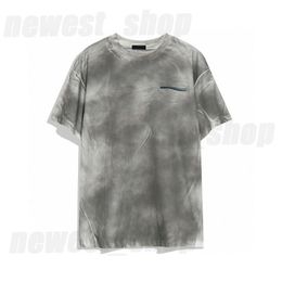 T-shirt grande taille pour hommes t-shirt de luxe t-shirts designer décontracté paris classique broderie lettre vague rayé gris géométrie simple tee tops S M L XL