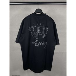 Mens plus Tshirt 5A Paris 2024 BB T-shirts Europe France Designers de luxe LETRONS 3D POLOS POLOS THIRT