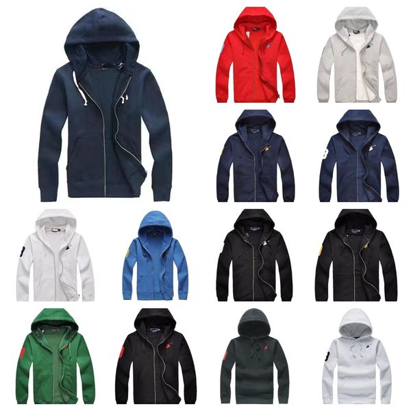 Mens Polo sudadera con capucha para hombres sudaderas con capucha para hombres de lujo polos polos polos sudaderas otoñales invierno casual capucha deportiva chaqueta para trajes de trajes