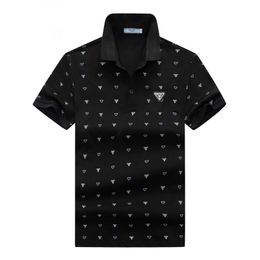 Heren Polo Shirt Designer Man Fashion Horse T Shirts Casual Men Golf Zomer PoloS Shirty Borduurwerk High Street Trend Top T-shirt Aziatische maat M-XXXL #06