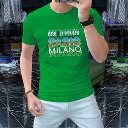 Polo para hombre Diseñador Hombre Moda Camisetas Casual Hombres Verano Polos Camisa High Street Trend Top Tee Tamaño asiático M-XXXXL