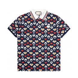 Heren Polo Shirt Designer Polos shirts voor man Fashion Focus Borduurwerk Snake Kwaster Little Bees Printing Patroon Kleding Kleding T -shirt Zwart -wit heren T -shirt A16