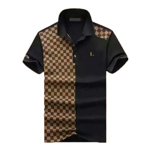 heren poloshirt designer polo's shirts voor man mode focus borduurwerk slang kousenband kleine bijen afdrukken patroon kleding kleding tee zwart en wit ff heren t-shirt