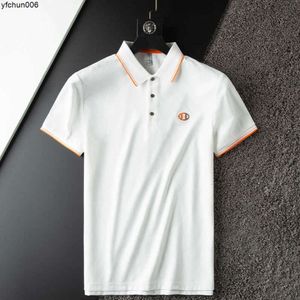Polo pour hommes Designer t Mode h Motif de broderie Tee Hommes Coton Revers Sweat Casual Pull Top Oversize T-shirt {catégorie}