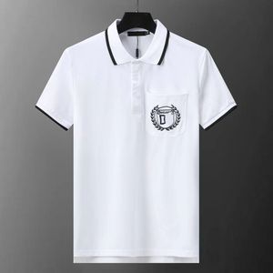 POLO POLO HOMBRES MHOCH Bordado de la cofre LOGO CAMISAS DE POLO POLO TSHIDS SUMER