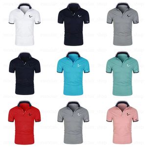 Mentier Polo Tech Designer T-shirt broderie Polo Summer Nouveau revers à manches courtes à manches courtes grandes tailles Vêtements en option