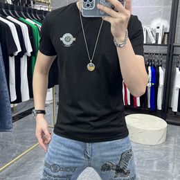 Camisa casual de polos para hombres Camiseta de algodón de alta calidad Cuello cuello de polo corto tops camisetas diseñador asiático asiático