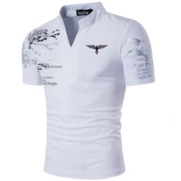 Heren Polo DINGSHITE Zomer Casual Polo Shirt Mannen Korte Mouw Business Fashion Design Tops Tees Jurk voor Clothin 230607