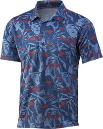 Herenpolo's Huk poloshirt racepak golfshirt heren zomer top met korte mouwen sneldrogend ademend T-shirt Mtb jersey 230823