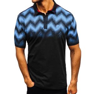 Mens Polos Mens Fashion Casual Sports Gedrukte Turndown Collar Shirt SHIME SHIRE TOP Blouse Glitter Mocassins Women Lichtgewicht T -shirtmenduanxiug