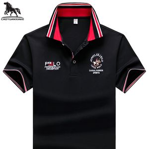 Heren Polo Polo Shirt heren Zomer Korte Mouw Geborduurde Ademende top mannen Business Casual M3XL 4XL 832 230609