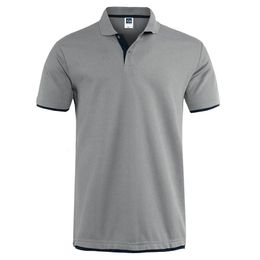 Polos pour hommes Polos Polo Summer à manches courtes T-shirt Coton Brand Homme Vêtements Hombre Tees Tops Poloshirt pour hommes 230522