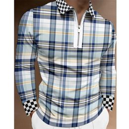 Polos pour hommes chemises décontracté affaires hauts couleur unie à manches longues mode Style coréen mince L 2209082024