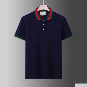 Chemises stylistes pour hommes Polos Luxury Italie 2024 Designer Vêtements à manches courtes Mode T-shirt Asian Taille M-3xl Drop Livraison Appa Dhyws