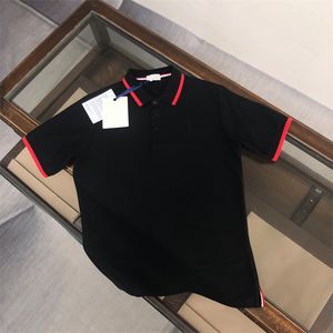 Heren PoloS Zomerbedrijf Hoogte -kleur Hoogwaardige Polo shirt Polo shirt Rapelkraag Heren Men Menual No Trace Printing B2