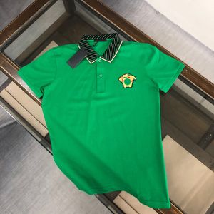 Heren PoloS Zomerbedrijf Hoogte -kleur Hoogwaardige Polo shirt Polo shirt Rapelkraag Heren Men Fashion Casual No Trace Printing B5