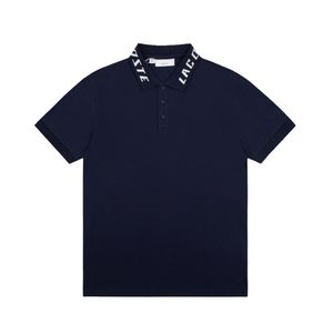 Polos pour hommes Chemises d'été Marque Vêtements Coton À manches courtes Designers d'affaires Tops T-shirt Casual Rayé Vêtements respirants