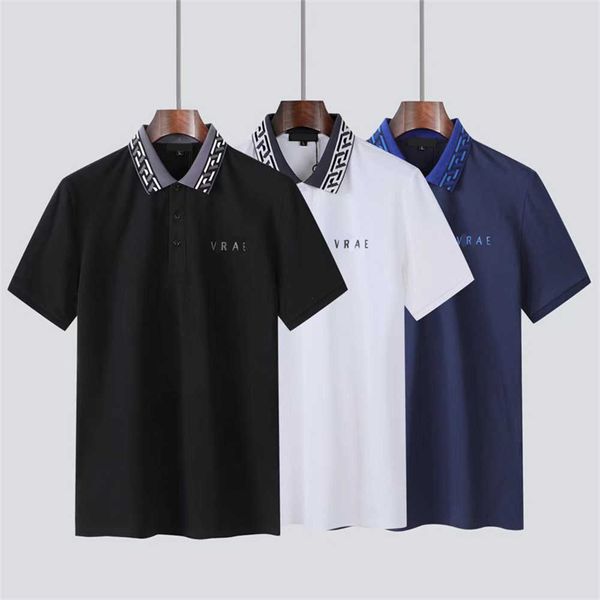 polos pour hommes Top Tee T-shirts à manches courtes Grand ou petit cheval Grande taille M-3XL plusieurs couleurs Broderie Hommes Classique business casual Coton respirant Noël #88