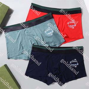 Hommes imprimés caleçons sous-vêtements Designer Sexy hommes boxeurs mode Sport Boxer Shorts confortable 1 boîte 3 pièces