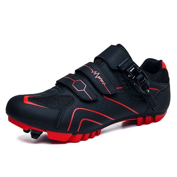 Sneakers de cyclisme professionnel pour hommes - chaussures de sport compatibles à taquets SPD respirants pour les activités de plein air de course de vélo de montagne 240417