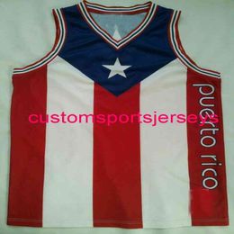 Heren Puerto Rico Basketball Jersey Men Women Youth Jerseys XS-6XL 213E