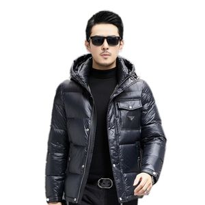 Heren pufferjack Winter donsjas met capuchon 3XL 4XL 5XL designer jassen Lang ritsvak Windjack eendendons Dikke warme parka Casual modejassen Grote maten