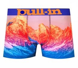 Mens Pullin Underwear Mens Boxers 21 New Style Breathable Mens Underpants Pull in Designer French Brand 3D Printing Fashion 6784341