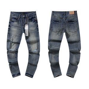 Jeans pourpre en jean pourpre jeans jeans en détresse des motards en détresse pour femmes cargo denim pour les hommes pantalon noir