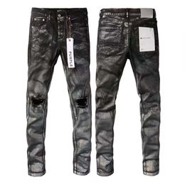 Jeans pourpre en jean pourpre jean en jean armé des jeans réguliers en denim long jean noir à fermeture éclair droit mouche long pantalon mid pantalon pour hommes jeans de designer noir 37