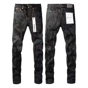 Jeans pourpre en jean pourpre jeans de concepteur déchiré de jeans réguliers et de jean noir long jean noir hlipper à la ferme