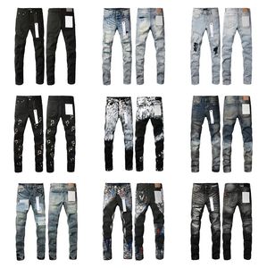 Jeans pourpre en jean pourpre jean en jean en jean droit régulièrement lavé vieux jean noir jean empilé pantalon pour hommes jeans noirs taille 29-40 pantalon