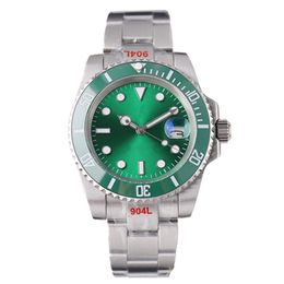 Hommes Qualité U1 Classique Vert Mouvement Automatique 40mm Montres Saphir Lumineux Classique Montre Étanche AAA Fashion Designer Montre-Bracelet Homme avec boîte