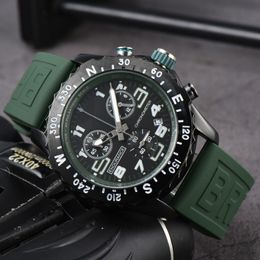 Reloj Endurance para hombre, cuarzo, Top Pro Avenger, cronógrafo, 44mm, múltiples colores, relojes de goma para hombre, relojes de pulsera de cristal 47909 es