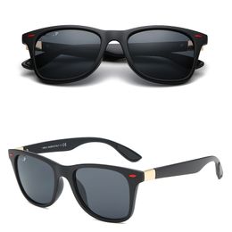 Mens Rao Baa Lentes de vidro Óculos de sol Marca feminina Óculos de sol proibições Óculos de designer de luxo Bandas Armação de metal Designers ray Óculos de sol lentes Mulher com caixa ML 4509