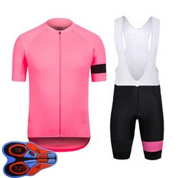 Hommes Rapha Team Cycling Jersey Cuissard Set Racing Vêtements de vélo Maillot Ciclismo été séchage rapide VTT Vêtements de vélo Sportswea238v