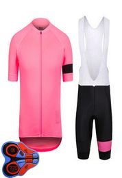 MENS RAPHA Team Cycling Jersey Bib Shorts Set Racing Bicycle Clothing Maillot Ciclismo Summer Dry Dry Mtb V￪tements de v￩lo Sportswea8073325