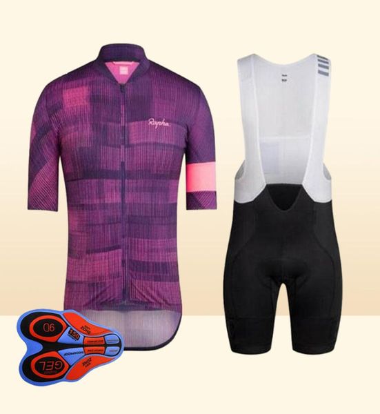 Mentime Rapha Team Cycling Jersey Bib Shorts Set Racing Bicycle Clothing Maillot Ciclismo Summer Rapide Dry Mtb Vêtements de vélo Sportswea9072430
