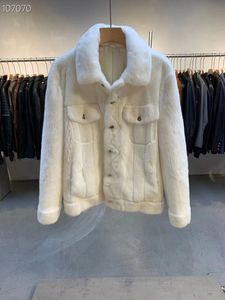 Heren Echt lederen jas Mink Fur Outwear Designer Luxe Geschenkvaders Dag Padding Jacket Digital Printing Luxe Mink Fur