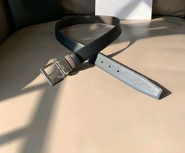 Cintura da uomo reversibile e regolabile in vera pelle Cintura nera e marrone di design di lusso Cinture di moda regolabili 35 mm di larghezza1006316
