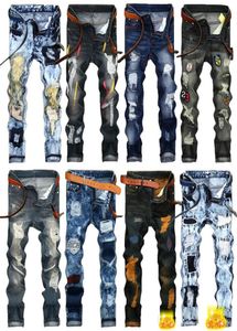 Jeans déchirés pour hommes créateurs de mode masculin de vêtements pour hommes para pantalon skinny hombre plus taille jeans pour femmes pour hommes7066731