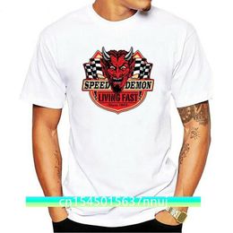 Hombres rod 58 camiseta Speed Demon Live Fast Race Vintage Classic Car Ropa tamaño grande Top Tee Shirt 220702