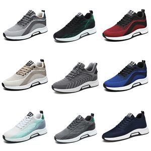 Zapatillas para correr para hombre GAI transpirables blanco negro azul rojo plataforma zapatos transpirables zapatillas deportivas ligeras para caminar